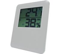 Thermomètre hygromètre magnétique LCD - blanc - Otio