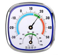 Thermomètre hygromètre mural 2 en 1 pour intérieur et extérieur avec trou de suspension et support pliable pour une utilisation multiple