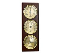 Thermomètre Hygromètre Mural Station Météorologique Suspendue Maison Bureau Matériaux Métalliques