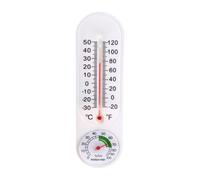 Thermomètre-hygromètre mural vertical intérieur compteur de température et d humidité mécanique sans batterie pour maison serre bureau