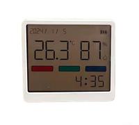 Thermomètre hygromètre numérique avec écran LCD et fonction mémoire | Affichage LCD clair, requête rapide des données, température et humidité en même temps, utilisation intuitive