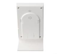 Thermomètre hygromètre numérique convivial pour une gestion précise du climat intérieur dans les maisons ou les bureaux (blanc)