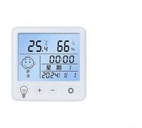 Thermomètre hygromètre numérique d'intérieur avec écran LCD, convient pour une installation murale ou de bureau, avec capteur sensible de température et d'humidité