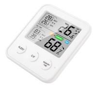 Thermomètre Hygromètre Numérique Intérieur Blanc à Écran Lcd Précis