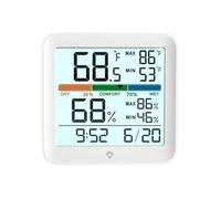 Thermomètre-hygromètre numérique LCD d'intérieur avec capteur de température et d'humidité for la maison