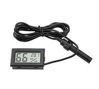 Thermomètre Hygromètre Numérique LCD, Moniteur de Température et d'Humidité avec Sonde Externe pour Incubateurs, Terrariums, Aquariums
