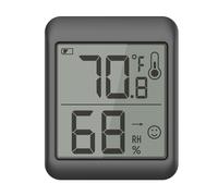 Thermomètre-Hygromètre Numérique Mini de Précision, Capteur de Température et d'Humidité Intérieur/Extérieur avec Commutation ℉/℃
