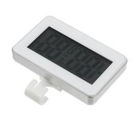 Thermomètre Hygromètre Numérique pour Réfrigérateur, Alarme, Affichage | Mesure Température et Humidité, Fixation Magnétique, ABS Blanc, Usage Congélateur et Extérieur