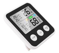 Thermomètre Hygromètre Numérique Précis pour Maison, Compact Noir