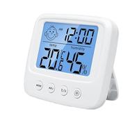 Thermomètre hygromètre numérique rétroéclairé avec capteur de température électrique précis pour la maison (style A)