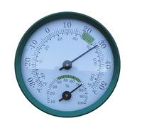 Thermomètre hygromètre polyvalent en aluminium doré de 57 mm, mesure précise et d'humidité
