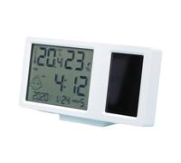 Thermomètre hygromètre pour chambre de bébé - Grand écran - Alimentation solaire - Température et humidité - Compteur d'humidité précis