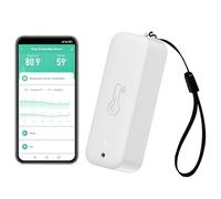 Thermomètre hygromètre sans fil, Smart humidité et de température avec surveillance à distance via app,capteur d'humidité et de température intérieur avec exportation des données,compatible Alexa.1PCS