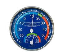 Thermomètre hygromètre Thermo Analogique Humidité ambiante Contrôle de la température intérieur Bleu