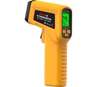 Thermomètre infrarouge -50~530 °C avec laser, 12:1, sans contact, émissivité réglable, LCD, pour l'industrie, la cuisine, l'automobile & la mesure de température HVAC