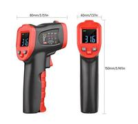 Thermomètre infrarouge à écran coloré, testeur de température de haute précision pour usage industriel (Et ils se sont unis)