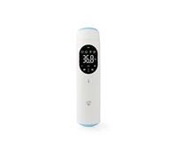 Nedis Thermomètre infrarouge SmartLife Bluetooth multifonction Écran LED Blanc