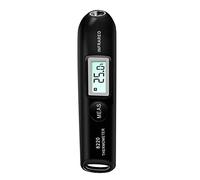 Thermometre Infrarouge de Poche, Stylo de Température Portatif, Thermomètre Infrarouge Numérique, Testeur de Température Portable, sans (black)