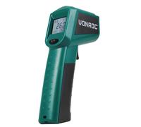 VONROC Thermomètre Infrarouge Sans Contact - Plage -40°C à +530°C - Laser de Visée, Écran Rétroéclairé, Mémoire Température Max - Idéal pour Bricolage, Chauffage, Électronique, Maison