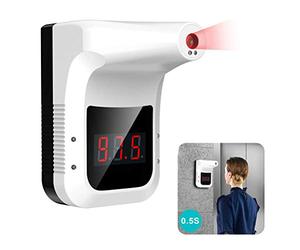 Thermomètre infrarouge K3 sans contact Thermomètre mural Thermomètre à induction automatique de table de haute précision