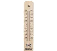Thermomètre intérieur et extérieur en bois Fackelmann Tecno Bois G
