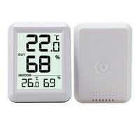 Thermomètre Intérieur et Extérieur Thermomètre Connecté avec Capteur Extérieure sans Fil Thermomètre Hygrometre Numérique avec