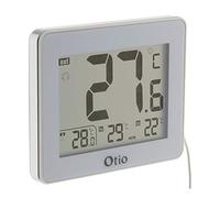 Thermomètre intérieur extérieur filaire blanc - Otio