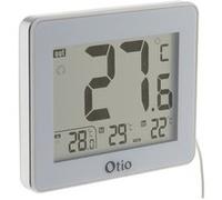 Thermomètre - Otio - 936063 - Intérieur/Extérieur - Affichage heure/température - Avertissement gel