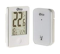 Thermomètre intérieur extérieur sans fil - Blanc - écran LCD - Otio