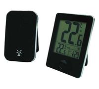 Thermomètre intérieur extérieur sans fil Noir - écran LCD - Otio