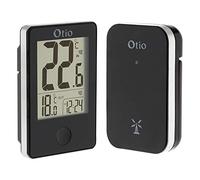 Thermomètre intérieur extérieur sans fil Noir - écran LCD - Otio