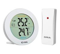 Thermomètre intérieur - intérieur sans fil, écran LCD, Tendances flèche extérieure (° C - ° F), Enregistrement Min - Max