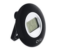 Thermomètre d'intérieur - OTIO - D: 77mm - écran LCD - noir