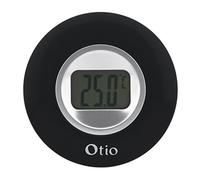 Thermomètre intérieur Noir écran LCD - pied réglable - Otio