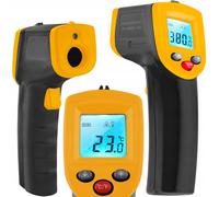 Thermomètre laser numérique batterie avec LCD jusqu'à 380 ° C