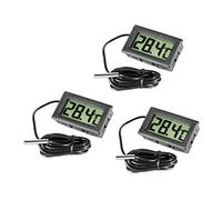 Thermomètre LCD avec sonde, moniteur de température d'aquarium de congélateur numérique 3PC