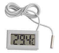 Thermomètre LCD Numérique, Mini Capteur de Température Sonde Thermomètre LCD Numérique avec Capteur de Température à Sonde Métallique Externe pour Réfrigérateur Congélateur