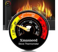 Thermomètre magnétique pour poêle à bois, cuisinière à gaz, poêle à granulés, évite les ventilateurs de four endommagés par la surchauffe