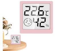 Thermomètre mini-hydromètre, température interne et mesure de l'humidité de l'air avec écran LCD, appareils de mesure électroniques numériques pour congélateur, chambre de bébé, réfrigérateur