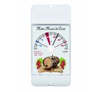Thermomètre MINI-MAXI de CAVE blanc
