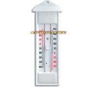 TFA Dostmann – Thermomètre Maxima-Minima 10.3014.02 – Analogique blanc, plastique H232×L80×P32 mm