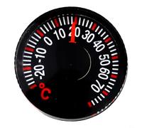 Thermomètre mural à battant transparent pour intérieur ou extérieur en serre et bureau (27 mm)