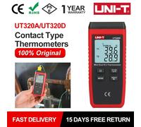 Thermomètre numérique à double canal K/J, Mini Contact, avec rétroéclairage LCD, maintien des données, UT320A/UT320D UT320A