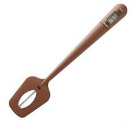 Thermomètre numérique à sucre avec spatule pour la cuisson au chocolat, 2 en 1, agitateur et sonde en silicone alimentaire, plage de -50 à 300 °C, Celsius/Fahrenheit commutable