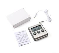 Thermomètre numérique avec alarme LCD pour réfrigérateur avec enregistrements max/min pour surveillance de la température de la cuisine