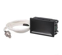 Thermomètre numérique avec sonde thermocouple de type K | Compteur de température industriel -30 à 800 °C | Haute précision résolution 0,1 | Capteur en acier inoxydable 304 pour laboratoire pour CVC