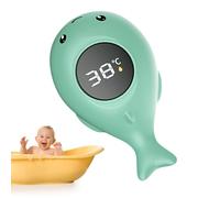 Thermomètre Numérique De Bain Pour Bébé - Thermomètre De Bain Baleine - Thermomètres À Eau Numériques Flottant Avec Affichage LED Pour Mesurer La Température De L'eau Pour Piscine, Baignoire, Spa