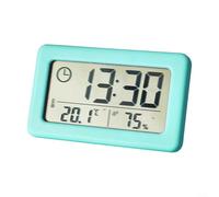 Thermomètre numérique d'intérieur et hygromètre avec écran LCD, enregistrement max/min, adapté pour salles de bains, placards, couloirs, bureaux et magasins (bleu)