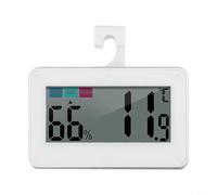 Thermomètre numérique d'intérieur hygromètre écran couleur affichage électronique précis température humidité moniteur avec alertes de confort grand écran TFT support mural ventouse noir blanc pour
