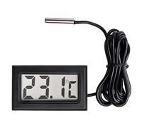 Thermomètre numérique électronique, thermomètre à réfrigérateur numérique câblé intégré avec plage de capteurs -50 ℃ ~ + 110 ℃..sonde thermomètres, thermomètres avec sondes externes, sondes